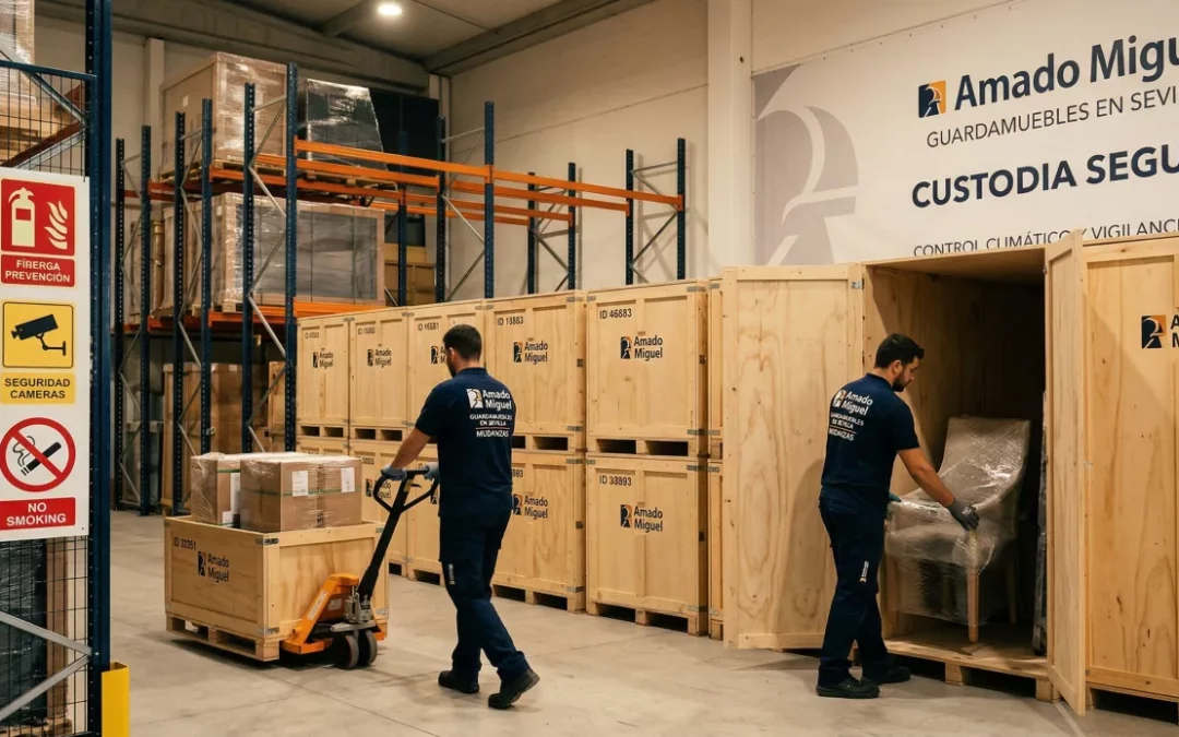 Guía técnica sobre el servicio de guardamuebles en Sevilla para almacenamiento residencial y corporativo